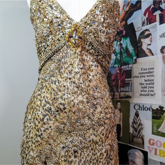 Antonio Castelli y2k dress beaded - Picture 10 of 13